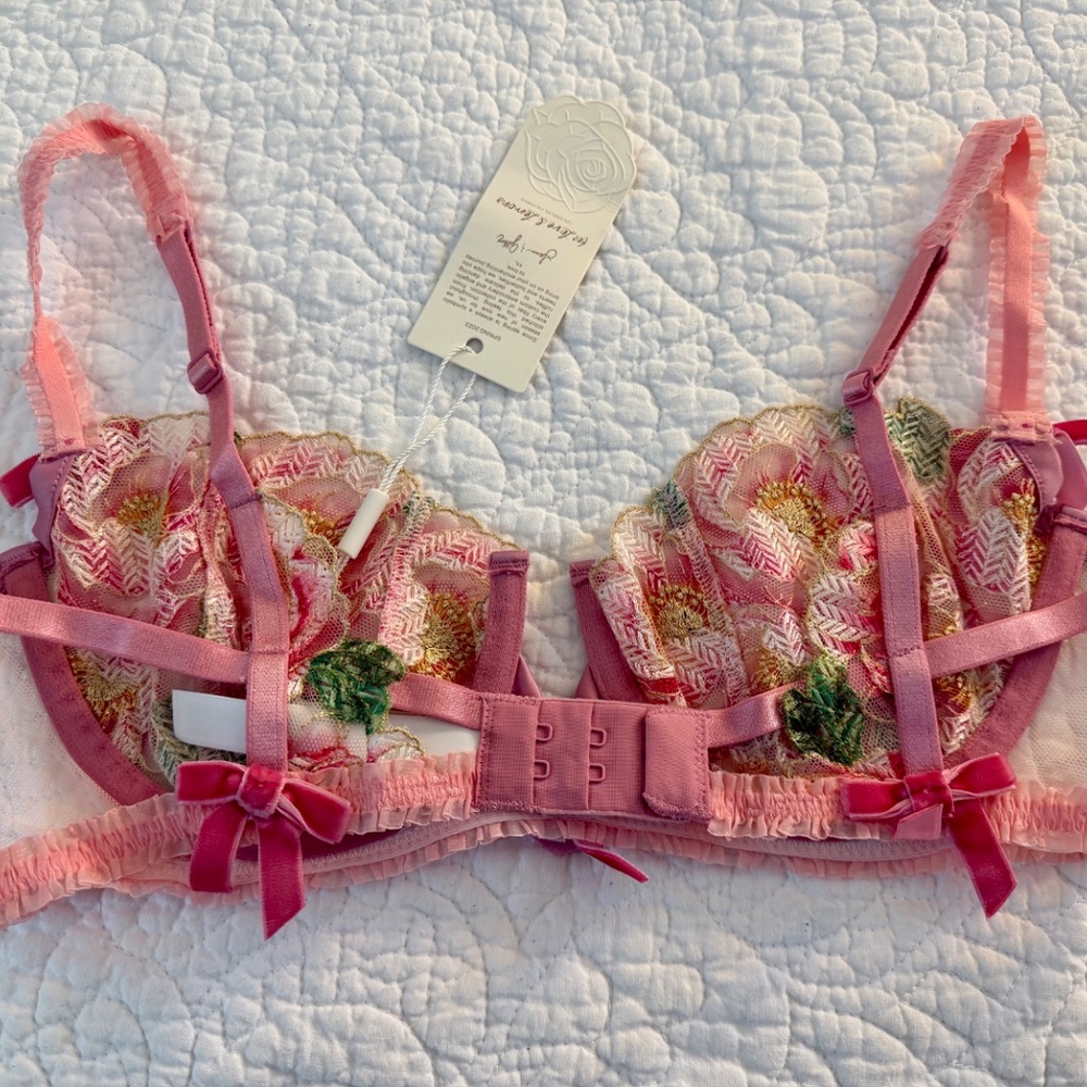 🔥HOST PICK🔥 NWT For Love and Lemons 🍋 Needle Point Underwire Bra - Picture 7 of 9